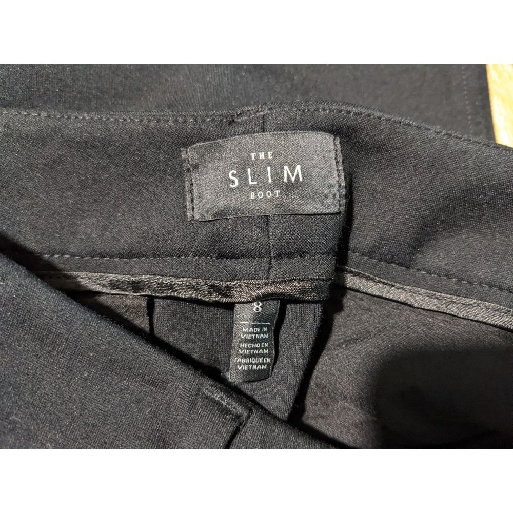 White House Black Market The slim Boot black pants size 8 - Picture 5 of 8